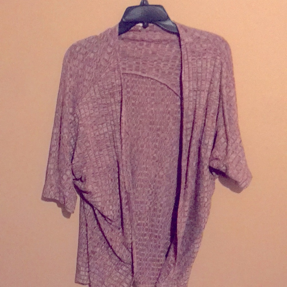 Open sweater